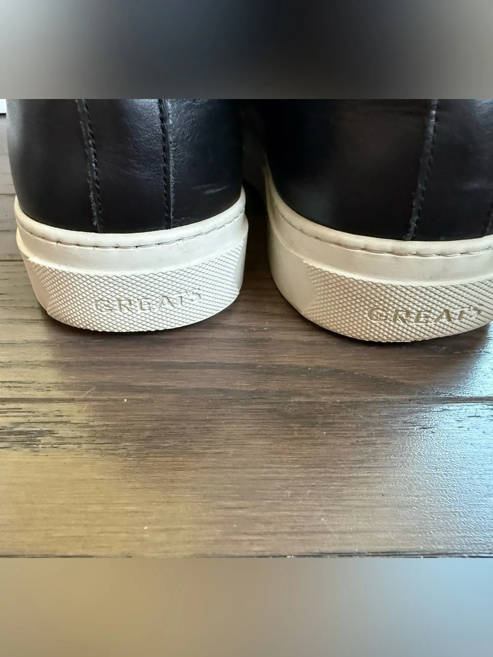 GREATS BROOKLYN Black Royale Leather Luxury Sneakers Size 12